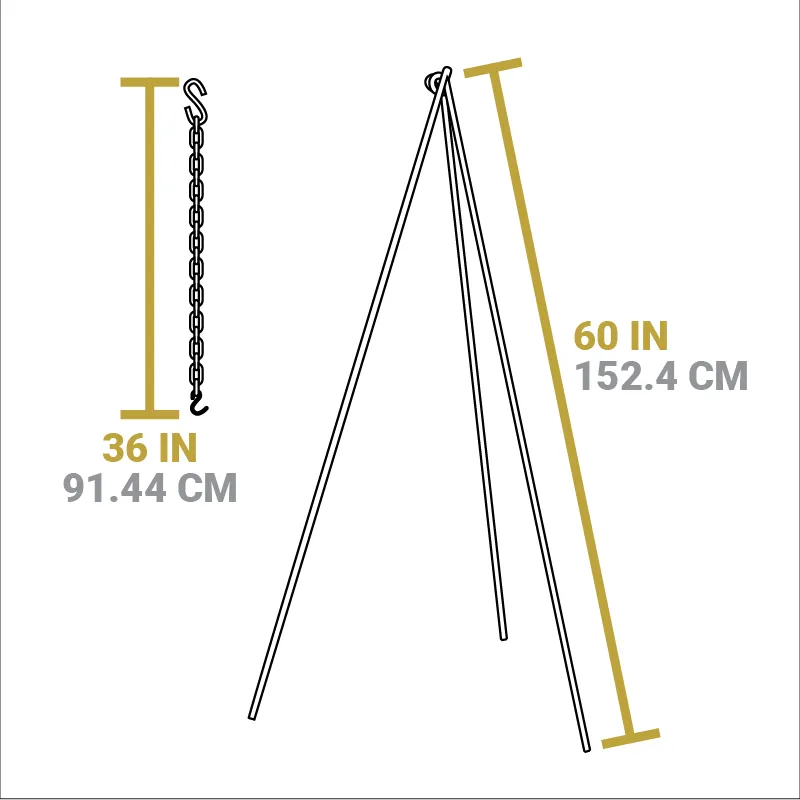 Camp Tripod, 2 Pack