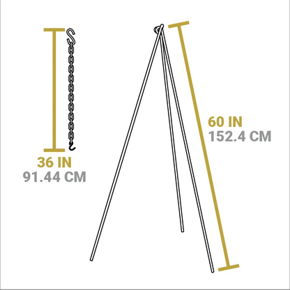 Camp Tripod, 2 Pack