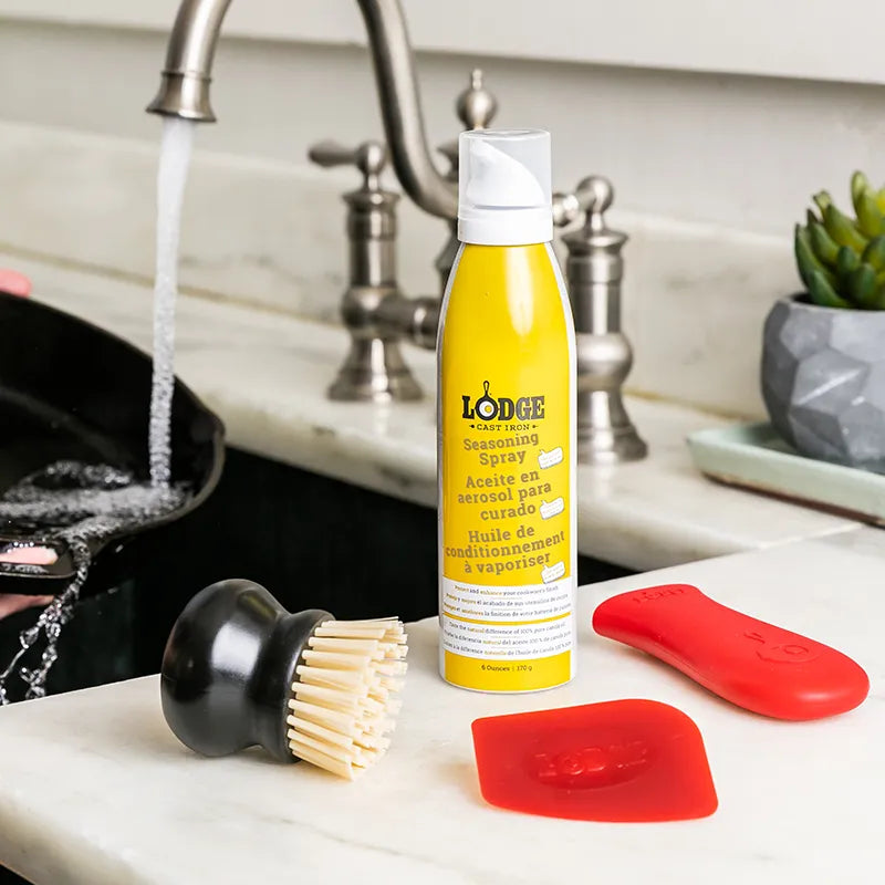 Seasoned Cast Iron Care Kit