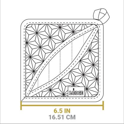 Silicone and Fabric Potholder