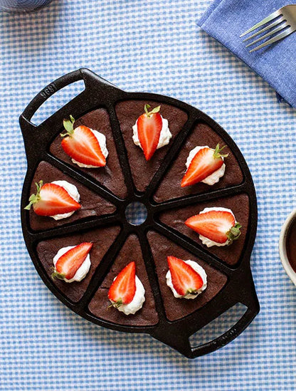 Seasoned Cast Iron Wedge Pan