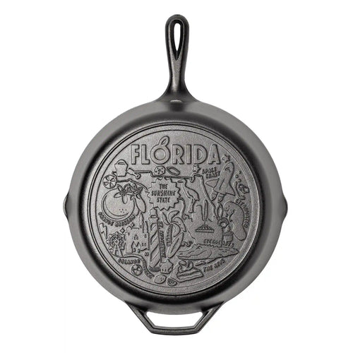 American Road Trip: 12 Inch Seasoned Cast Iron Skillet, Florida