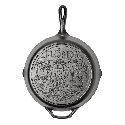 American Road Trip: 12 Inch Seasoned Cast Iron Skillet, Florida