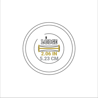 Heat-Treated 5 Inch Cast Iron Lid