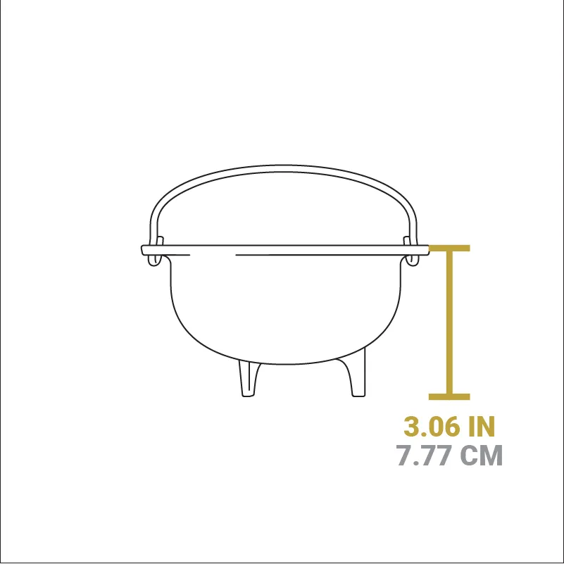 Heat-Treated Cast Iron Mini Kettle