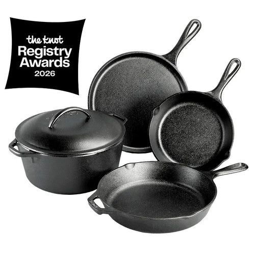 Seasoned Cast Iron 5 Piece Set