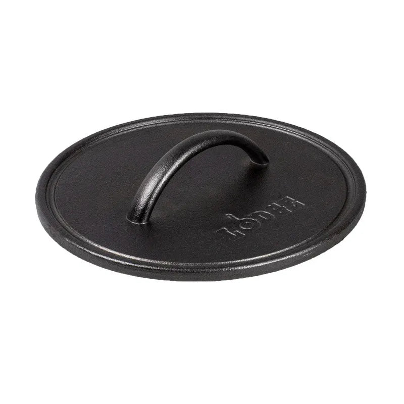 Seasoned Cast Iron Round Grill Press