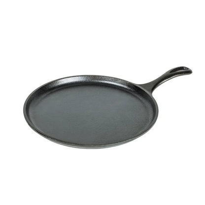 10.5 Inch Seasoned Cast Iron Xolo Sugar Skull Griddle