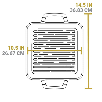 Chef Collection Square Grill Pan