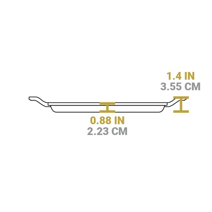 Chef Collection 11 Inch Cast Iron Square Griddle 
