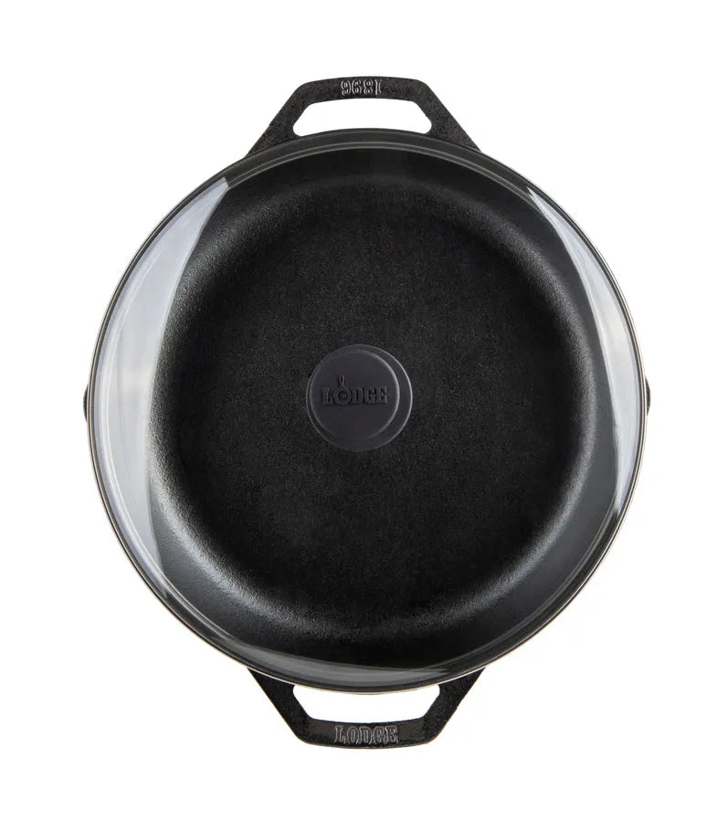Chef Collection 12 Inch Cast Iron Everyday Pan 