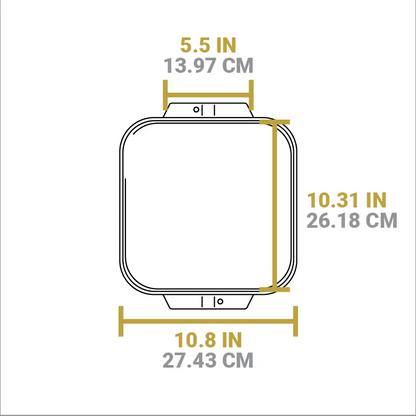 10.5 Inch Single Burner Reversible Grill/Griddle