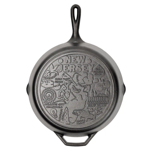 American Road Trip: 12 Inch Seasoned Cast Iron Skillet, New Jersey