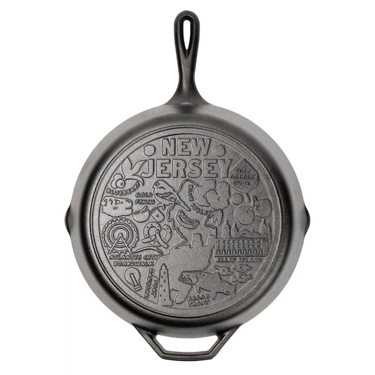 American Road Trip: 12 Inch Seasoned Cast Iron Skillet, New Jersey