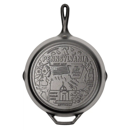 American Road Trip: 12 Inch Seasoned Cast Iron Skillet, Pennsylvania