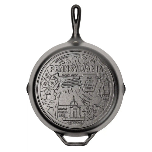 American Road Trip: 12 Inch Seasoned Cast Iron Skillet, Pennsylvania