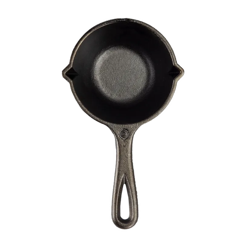 Seasoned Cast Iron Melting Pot