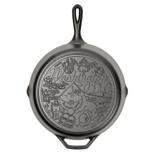 American Road Trip: 12 Inch Seasoned Cast Iron Skillet, Washington, D.C.