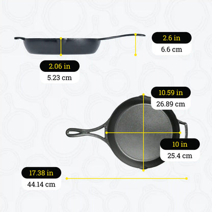 Blacklock Lightweight Cast Iron Skillet Set