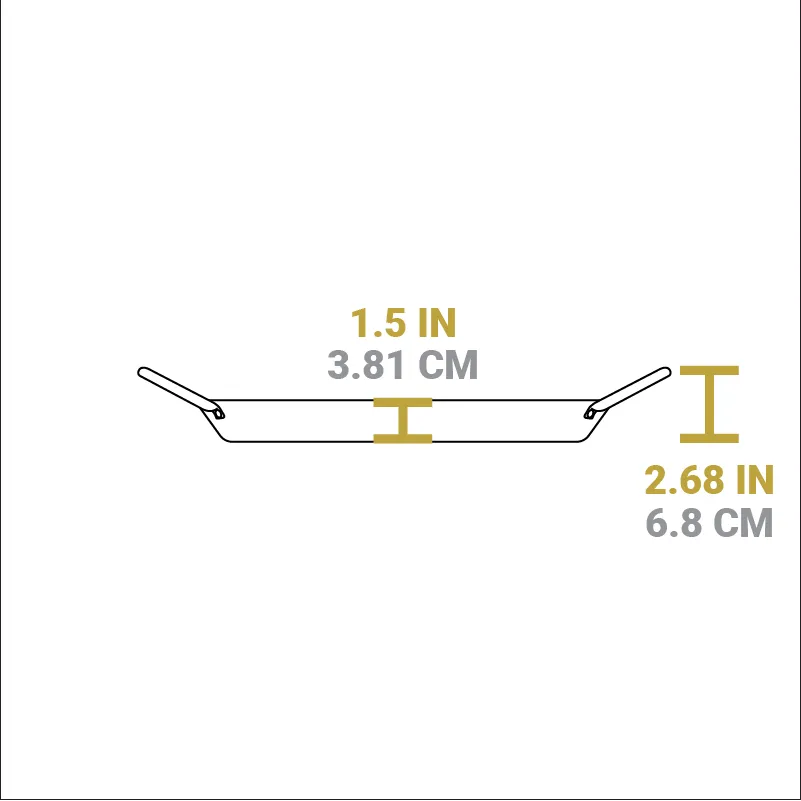 Carbon Steel Dual Handle Pan