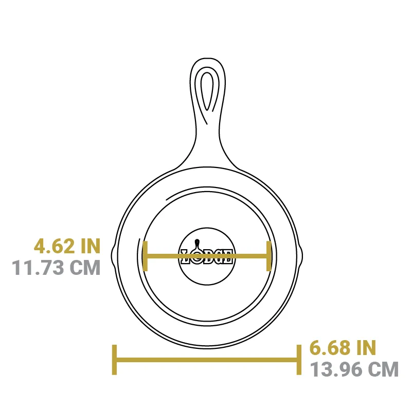 Round Cast Iron Grill Pan