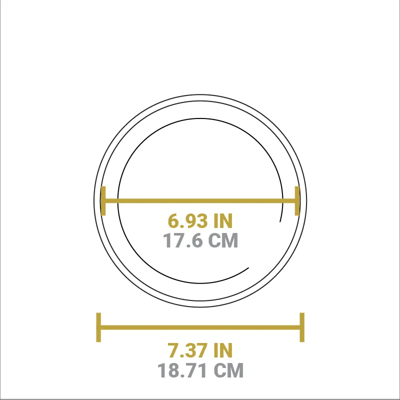 Round Serving Griddle