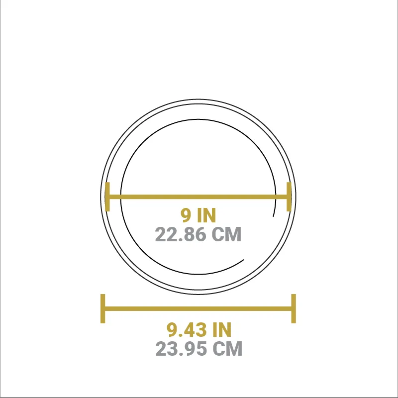 Round Serving Griddle